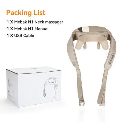 Heated Neck Massager – جهاز مساج للرقبة يسخّن ويريّحك
