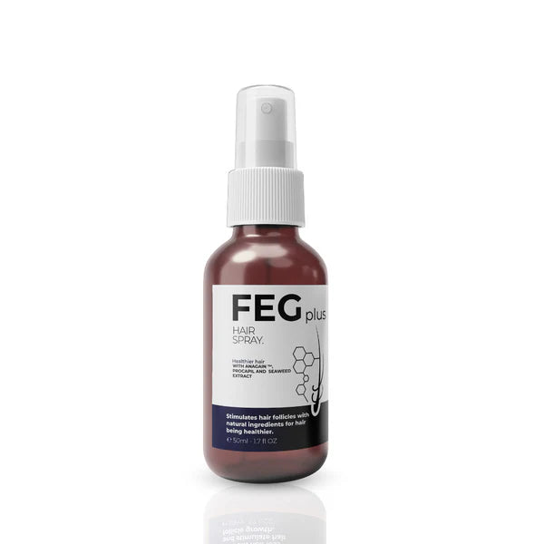 FEG Plus Hair Spray – بخاخ ينبت الشعر بسرعة ويريّحك من التساقط