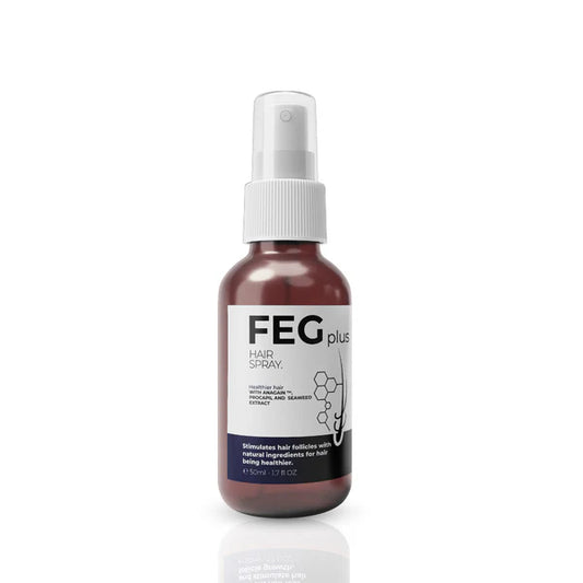 FEG Plus Hair Spray – بخاخ ينبت الشعر بسرعة ويريّحك من التساقط