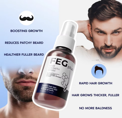 FEG Plus Hair Spray – بخاخ ينبت الشعر بسرعة ويريّحك من التساقط